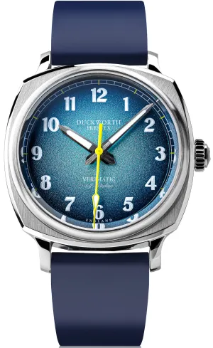 Duckworth Prestex Verimatic Blue Fume Blue Rubber Watch