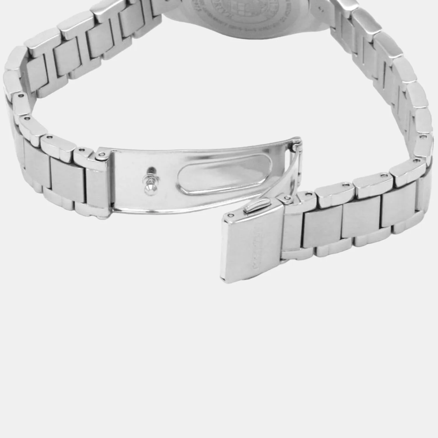Eco-Drive Women White Dial Analog Stainless Steel Watch EW2540-83A