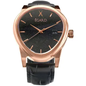 Egard Men's Watch - Dali V2 Automatic Black Dial Leather Strap | WCH-5074M0H291