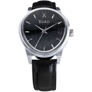Egard Women's Watch - Dali F2 Automatic Black Dial Leather Strap | WCH-5073G0H213