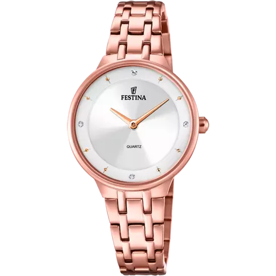 Elegant Festina Women's Watch with Silver Dial and Stainless Steel Strap - F20602/1