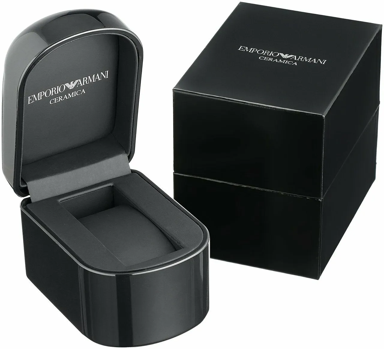 Emporio Armani AR2480 Mens Stainless Steel Watch with Leather Strap