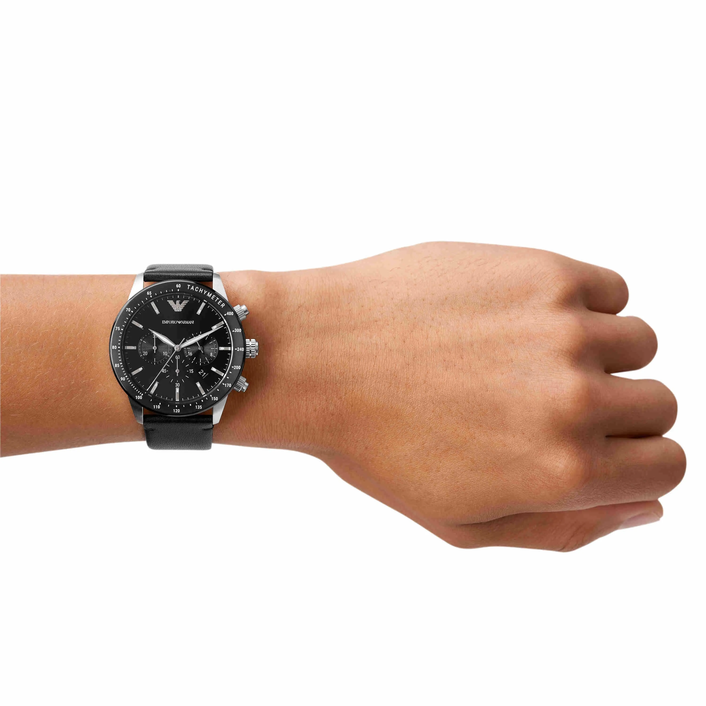 Emporio Armani Black Chronograph Watch AR11243