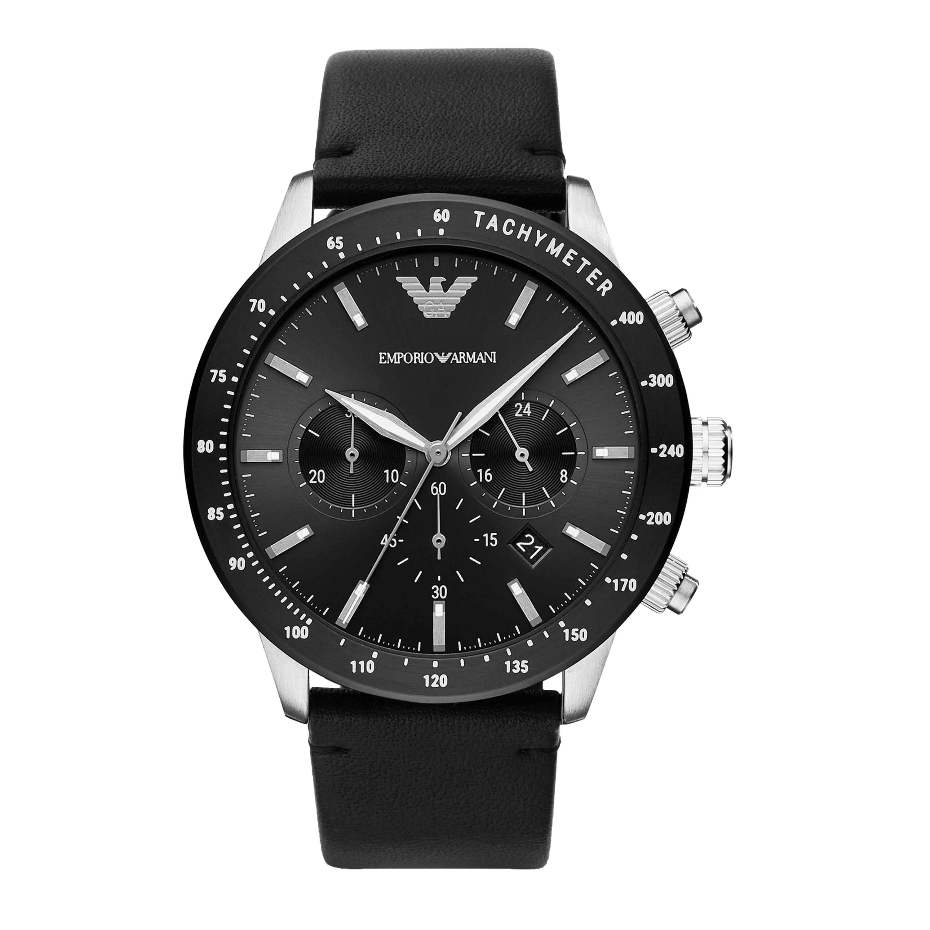 Emporio Armani Black Chronograph Watch AR11243
