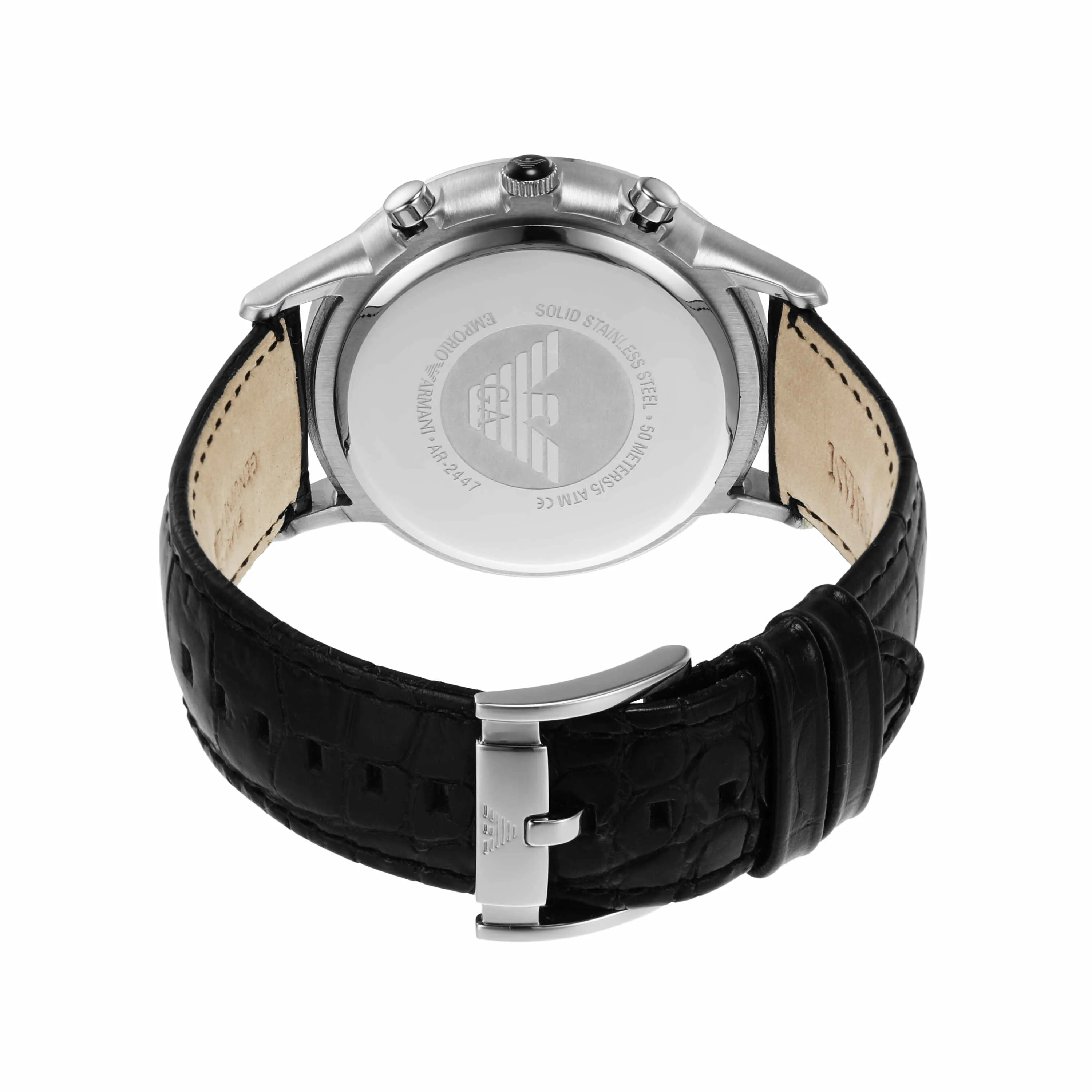 Emporio Armani Black Chronograph Watch AR2447