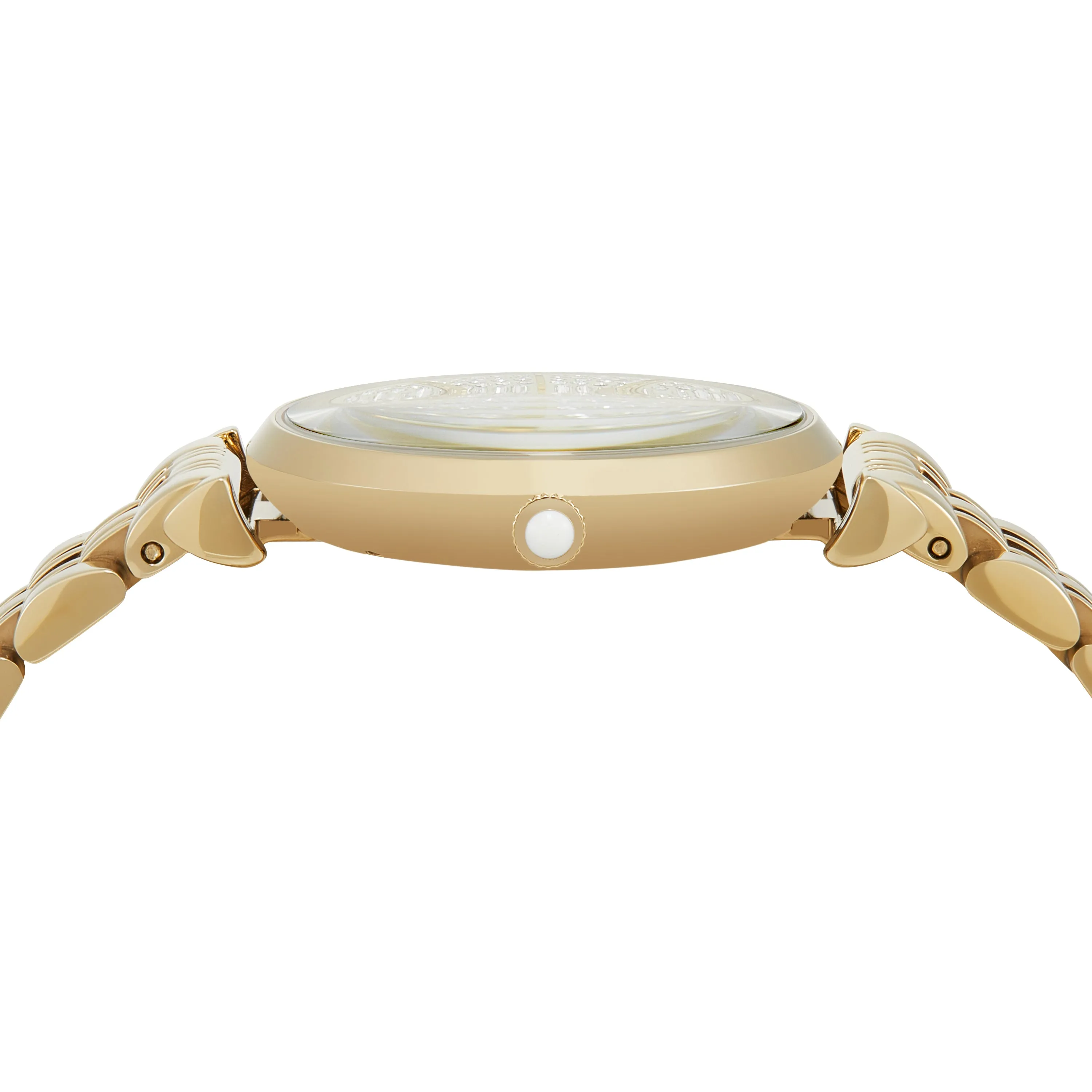 Emporio Armani Ladies Gold Watch Cream Dial Stainless Steel AR11608