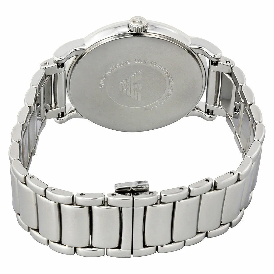 Emporio Armani Luigi Black Dial Steel Men's Watch Model AR2499