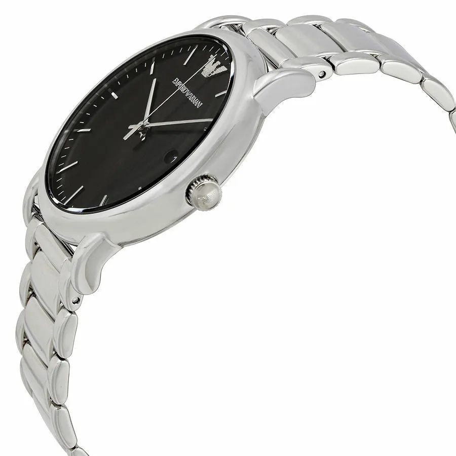 Emporio Armani Luigi Black Dial Steel Men's Watch Model AR2499