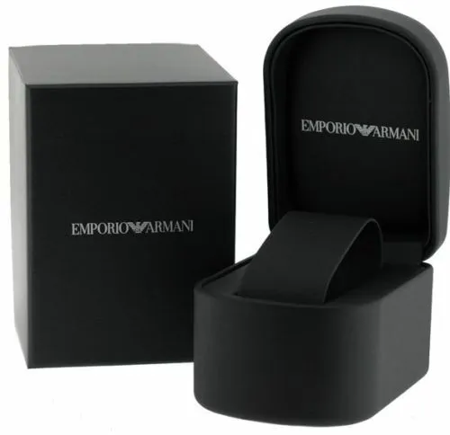 Emporio Armani Luigi Black Dial Steel Men's Watch Model AR2499