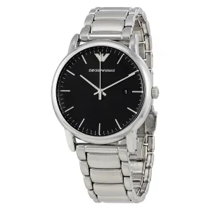 Emporio Armani Luigi Black Dial Steel Men's Watch Model AR2499