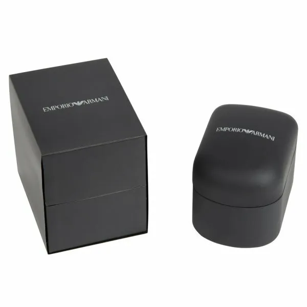 Emporio Armani Men's Black Dial Watch AR1968 for Timeless Elegance