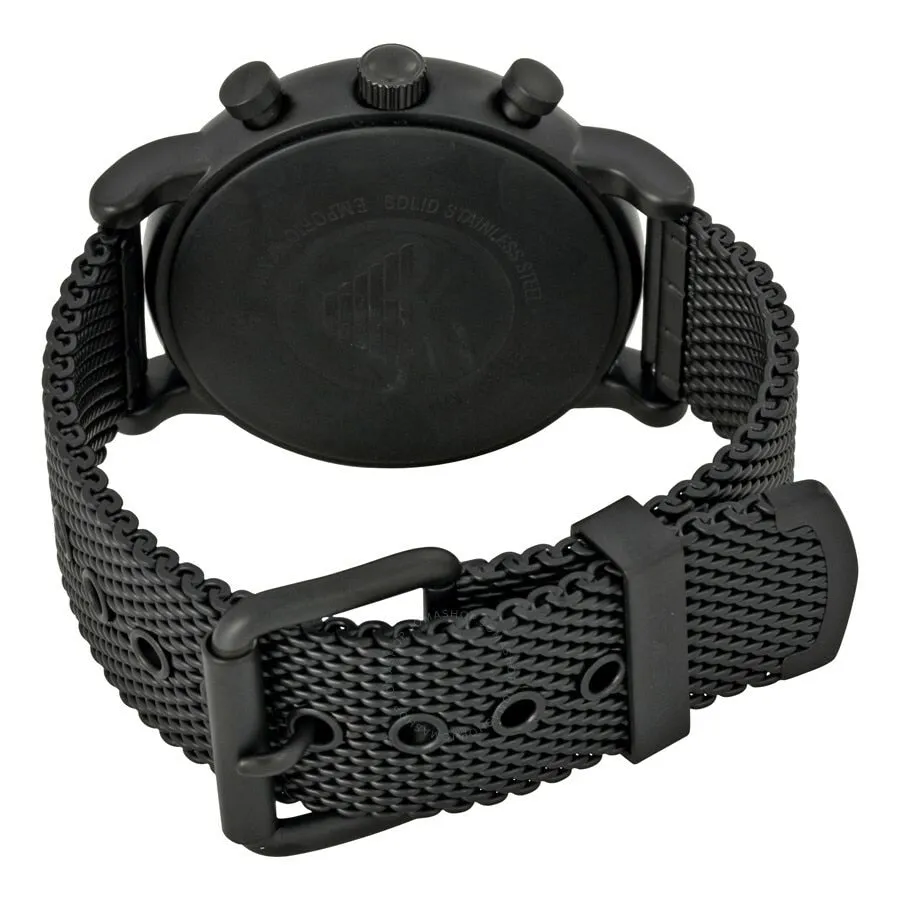 Emporio Armani Men's Black Dial Watch AR1968 for Timeless Elegance