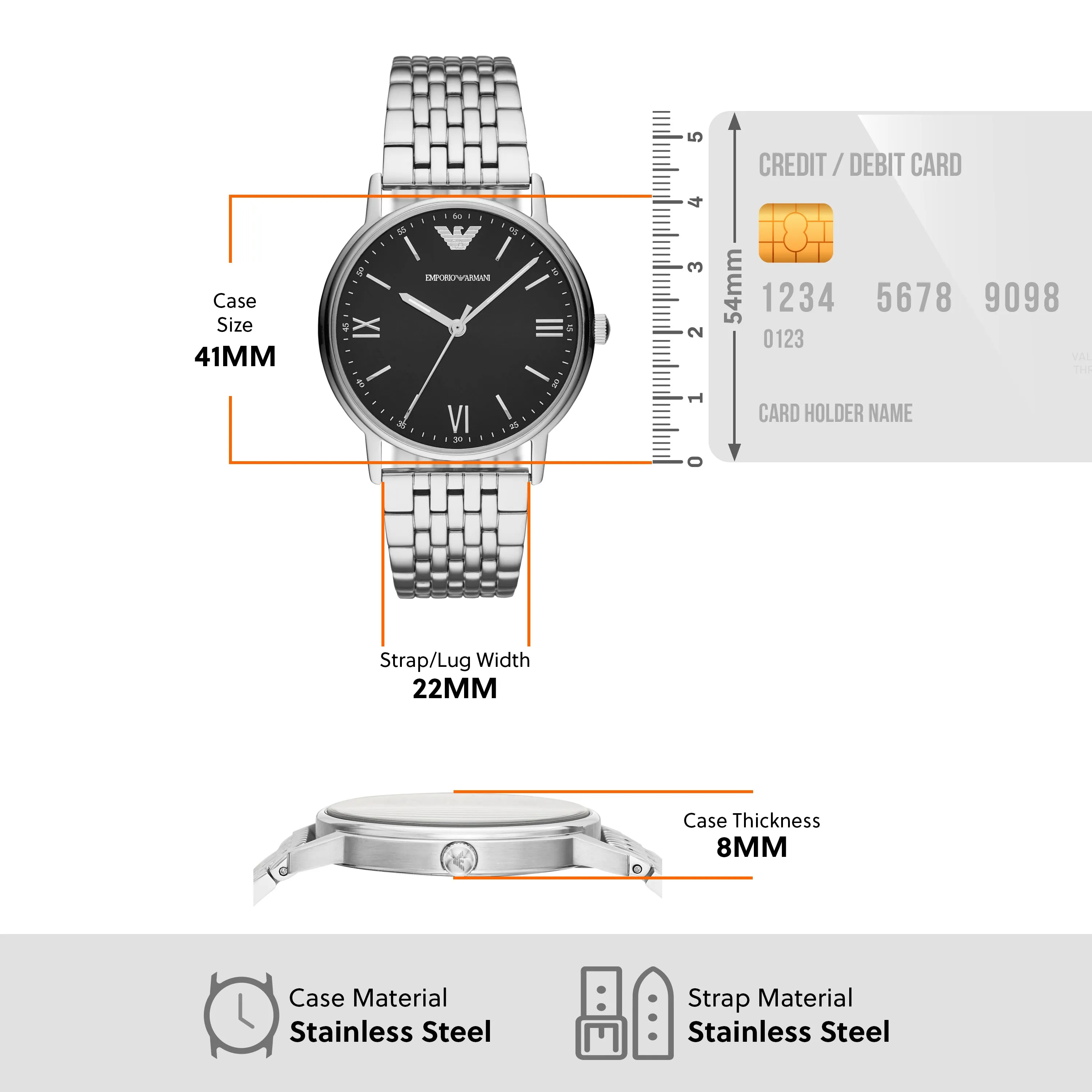 Emporio Armani Men's Elegant Quartz Timepiece AR11152