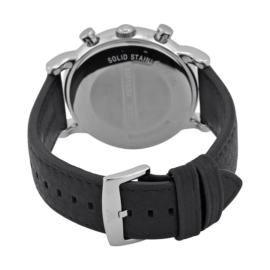 Emporio Armani Men's Stylish Leather Chronograph Timepiece AR1807