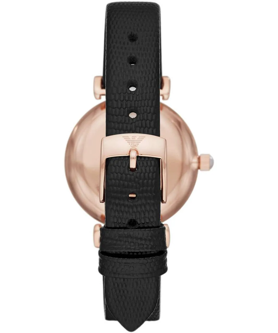 Emporio Armani Rose Gold Women's Watch with Leather Strap AR11270