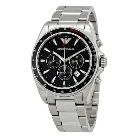 Emporio Armani Sigma Men's Chronograph Watch Black Dial EA1234
