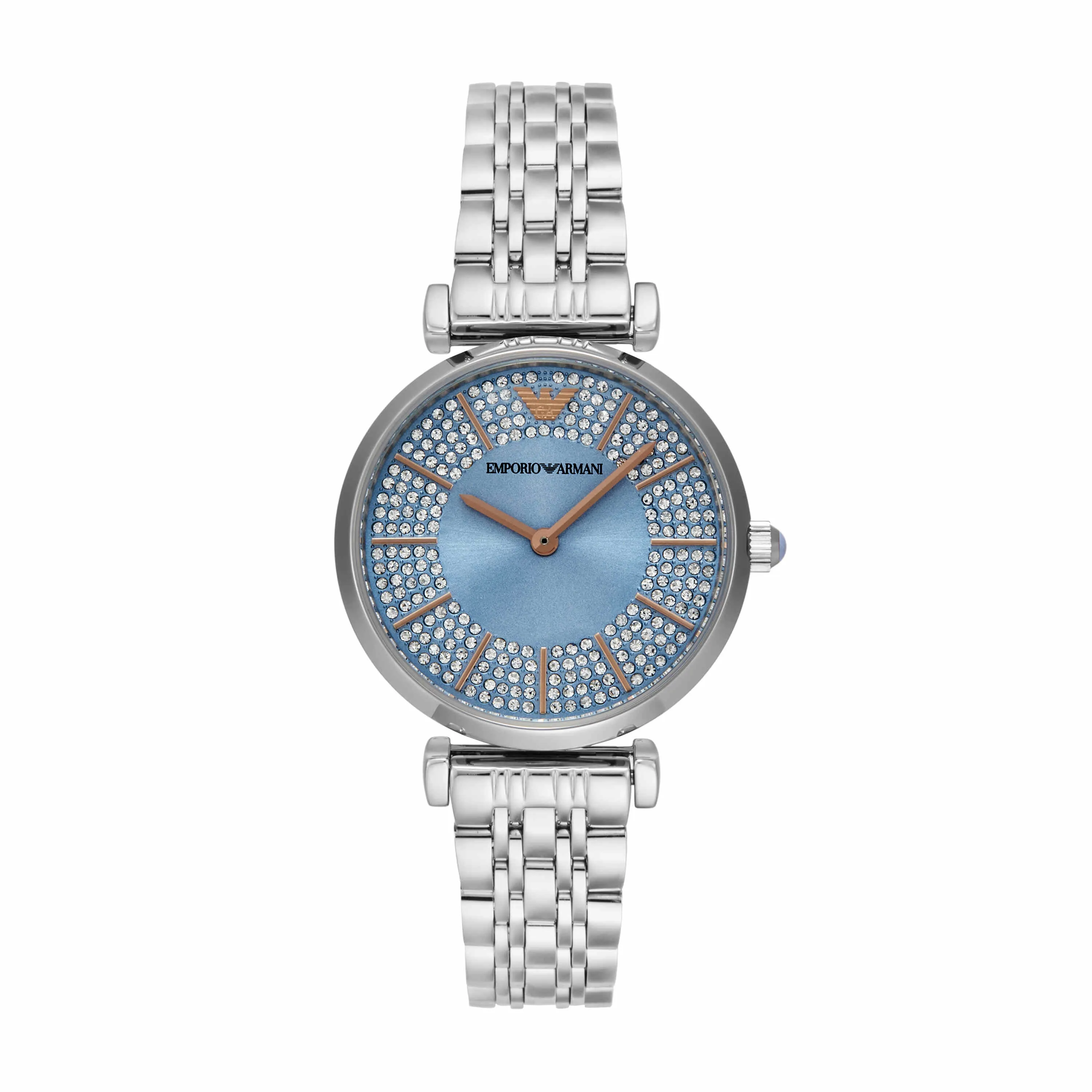 Emporio Armani Silver Tone Analogue Watch AR11594