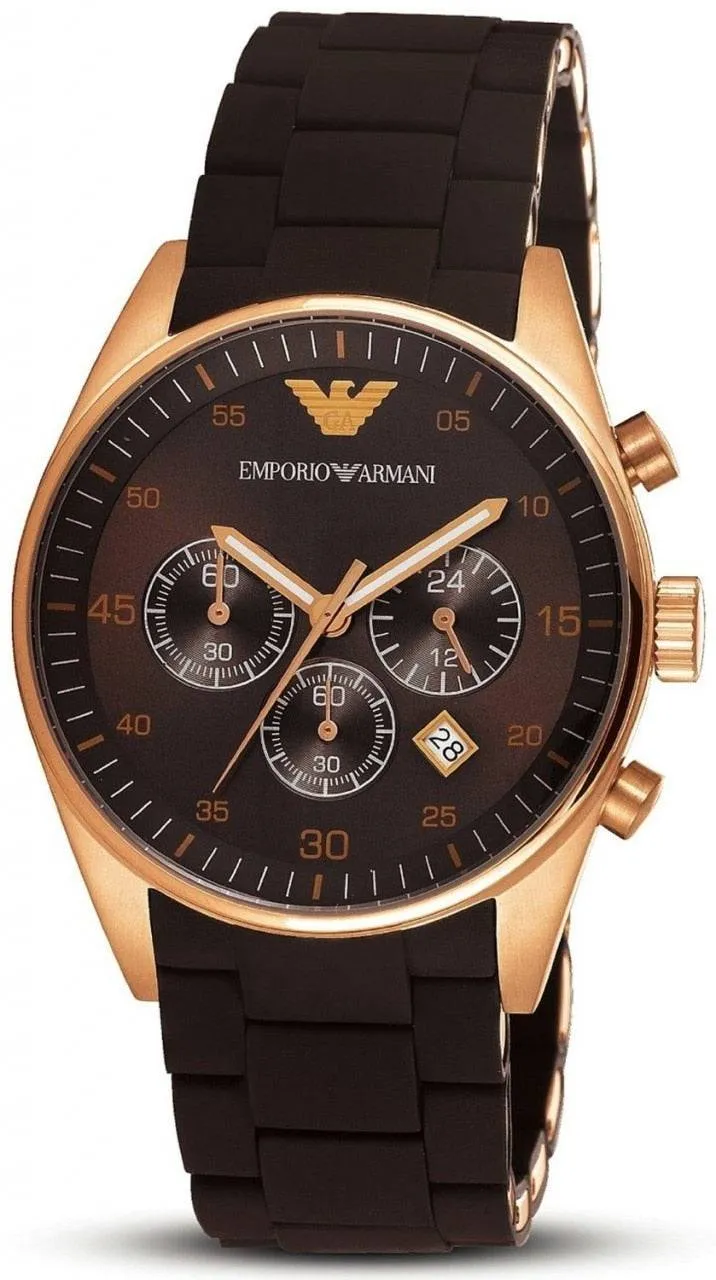Emporio Armani Stainless Steel Men's Chronograph Watch AR5890