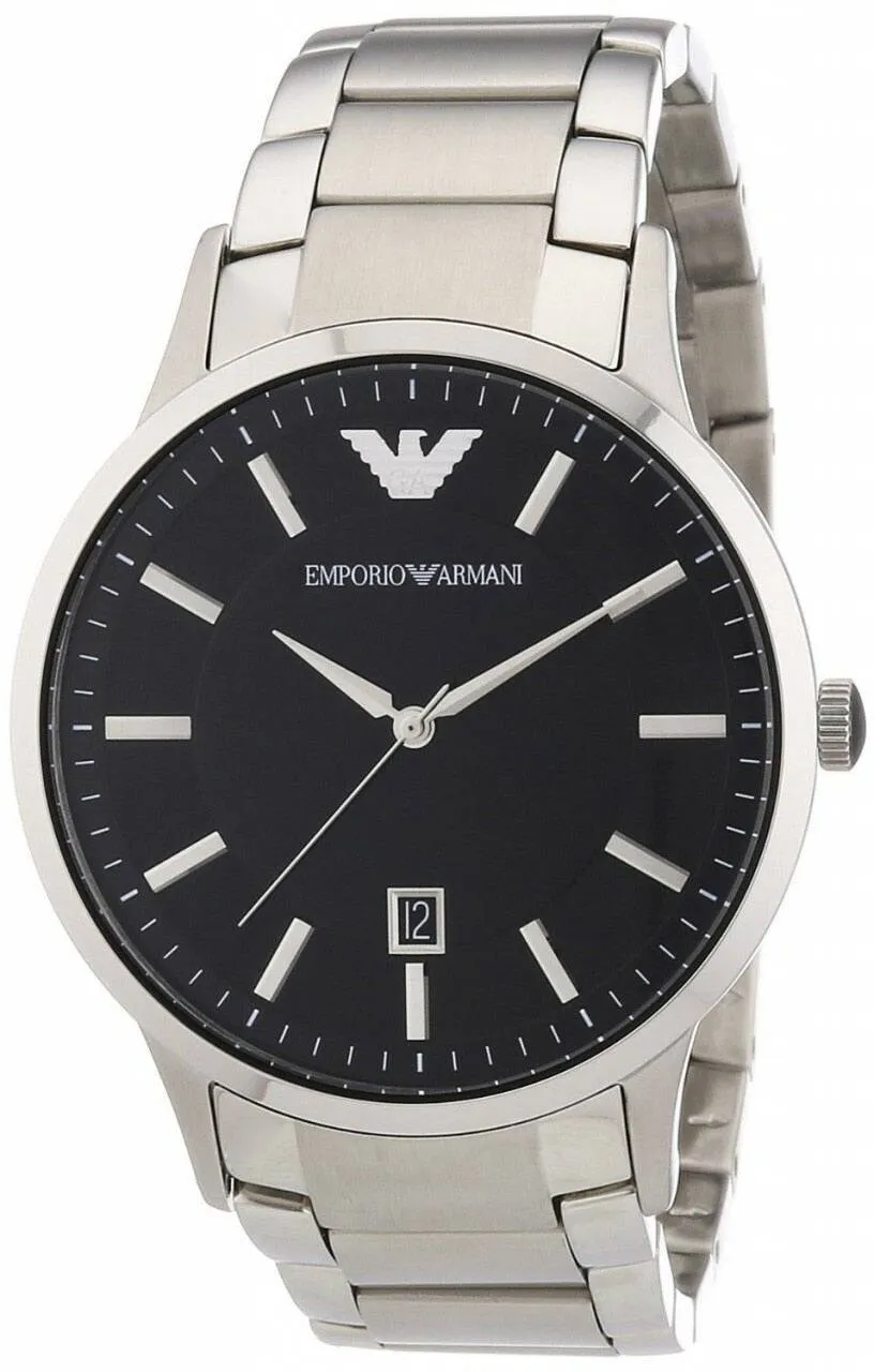 Emporio Armani Stainless Steel Men's Watch with Date AR2457