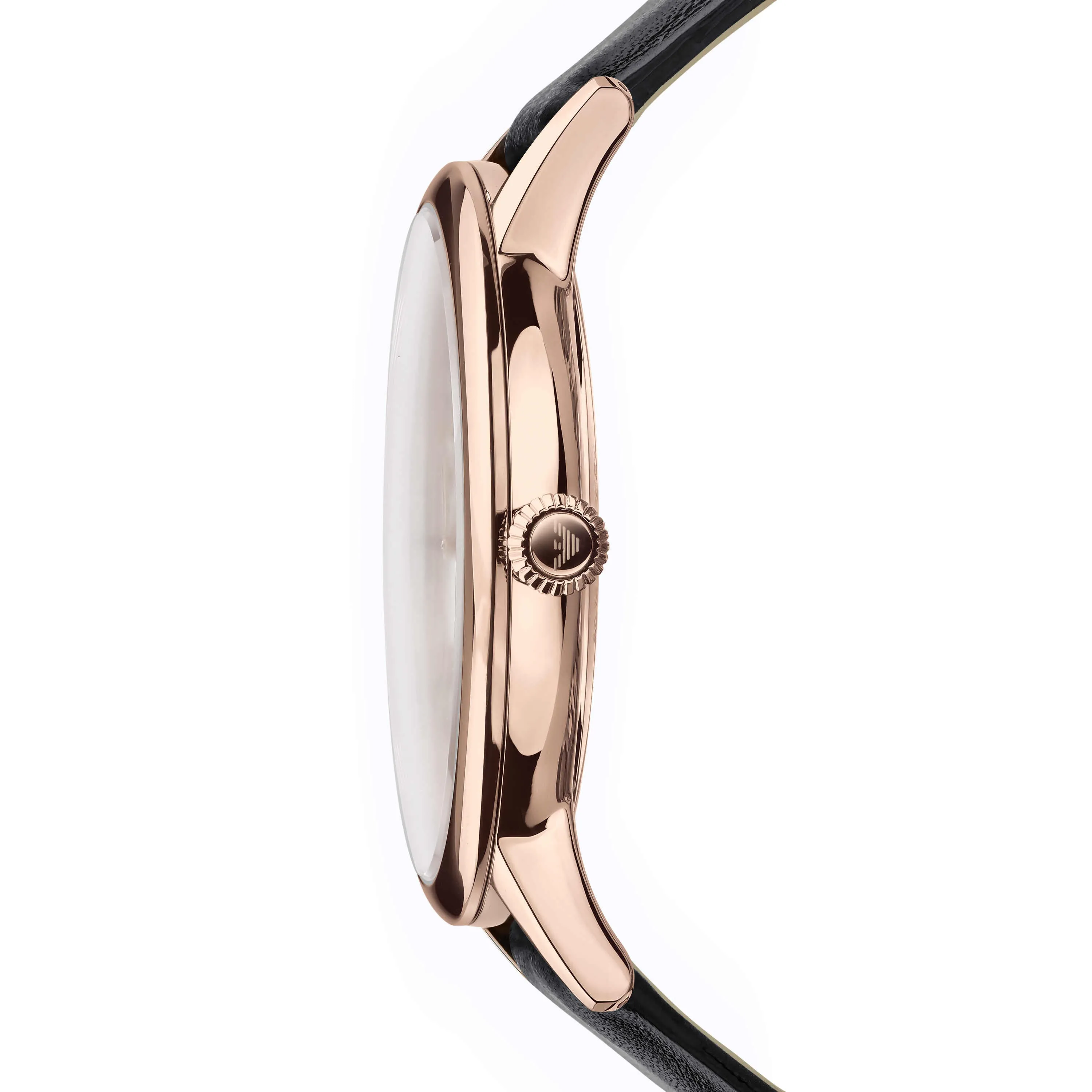 Emporio Armani Swiss Black Analogue Watch ARS5000