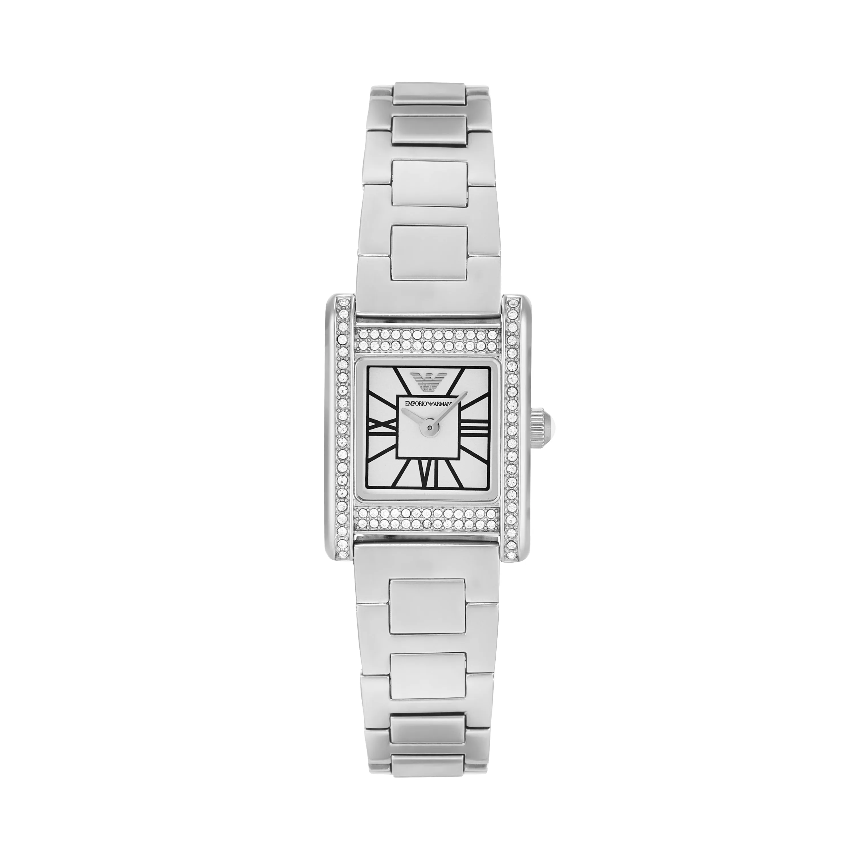 Emporio Armani Two-Hand Mother of Pearl Dial Stainless Steel Watch AR11662