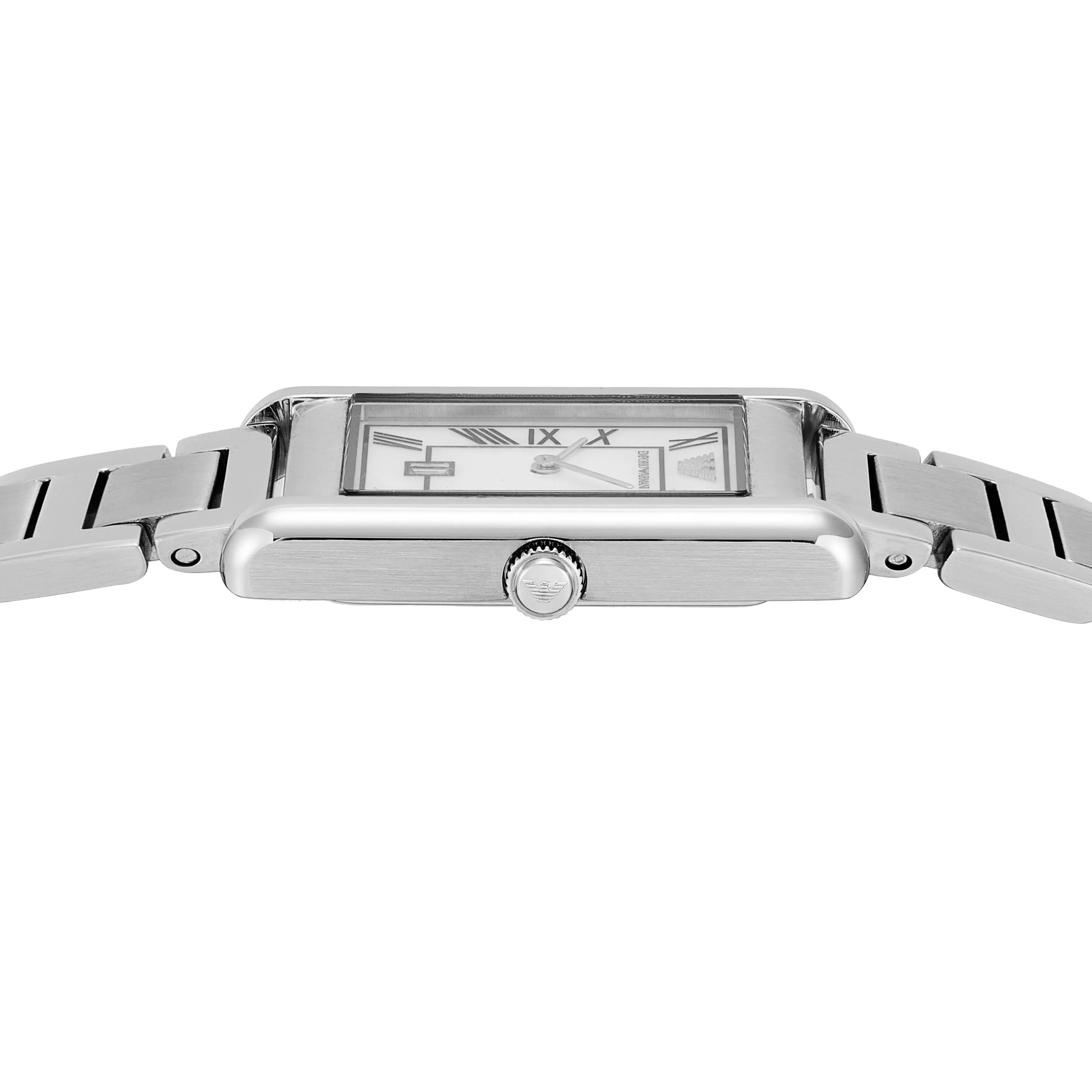 Emporio Armani Two-Hand Mother of Pearl Dial Stainless Steel Watch AR11664
