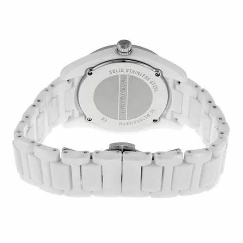 Emporio Armani White Ceramic Bracelet Womens Watch AR1684