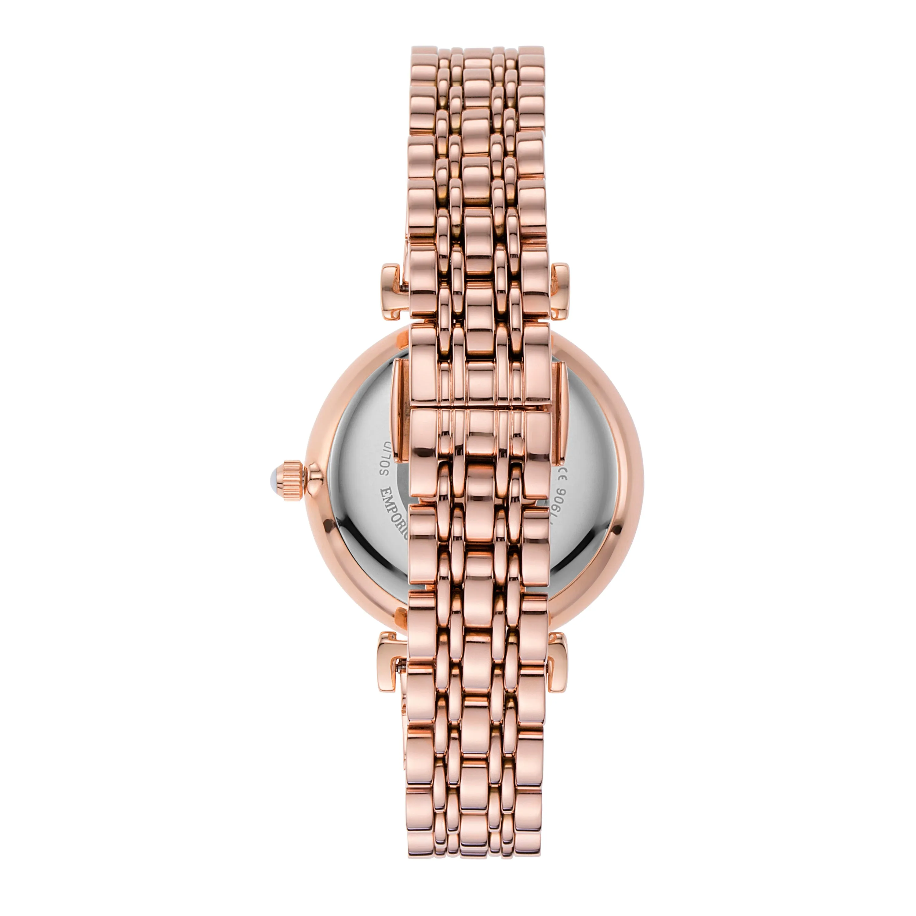 Emporio Armani Women's Rose Gold Stainless Steel Watch AR11244