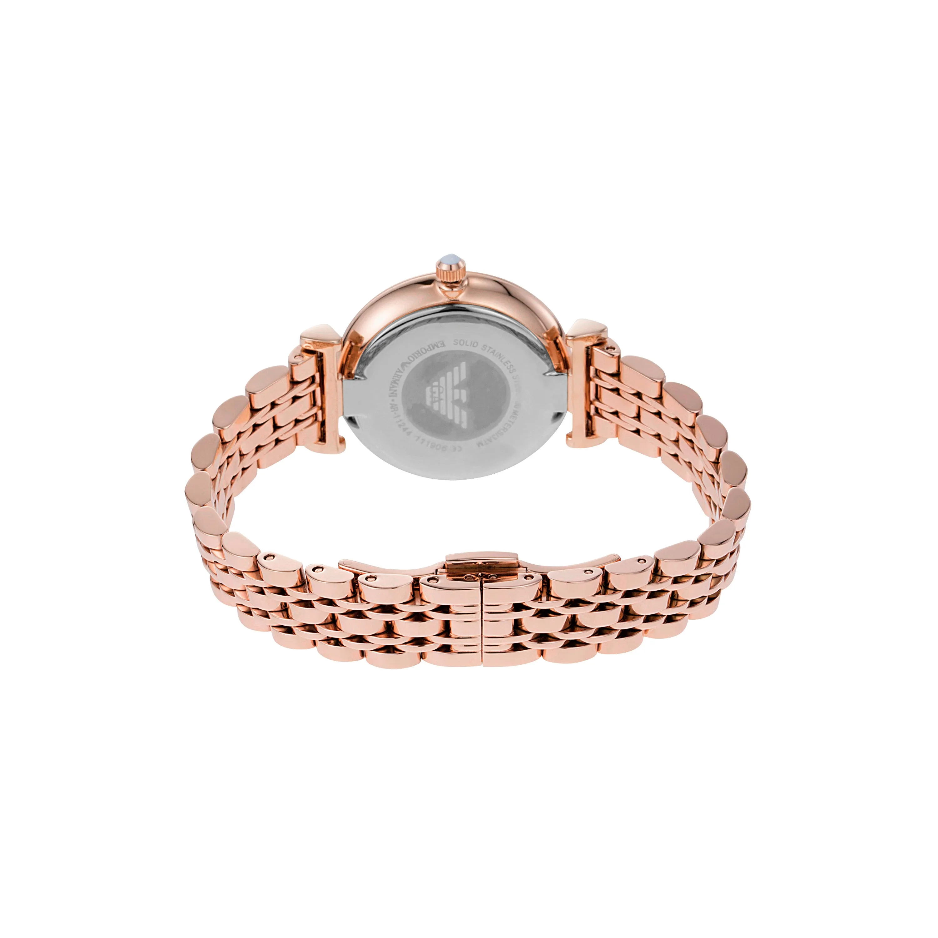 Emporio Armani Women's Rose Gold Stainless Steel Watch AR11244