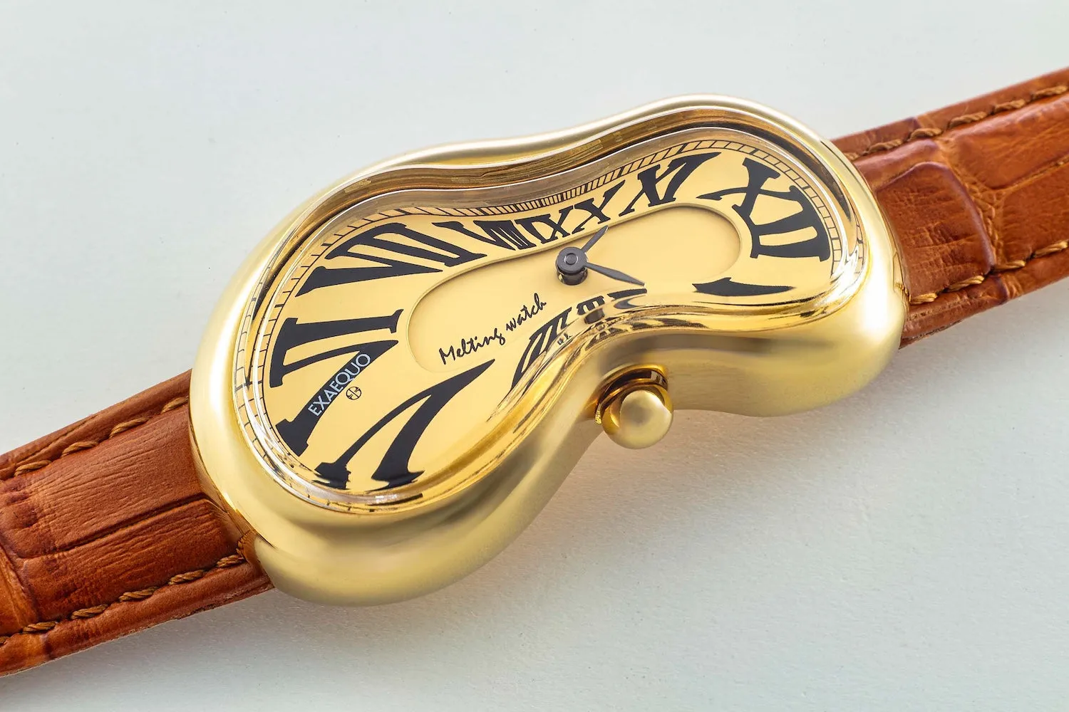Exaequo Melting PVD Gold Watch