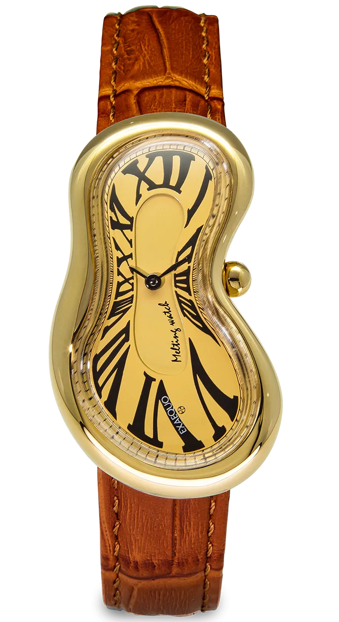 Exaequo Melting PVD Gold Watch