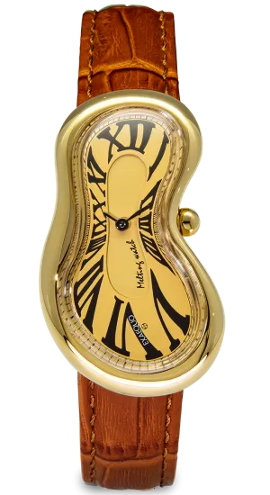 Exaequo Melting PVD Gold Watch