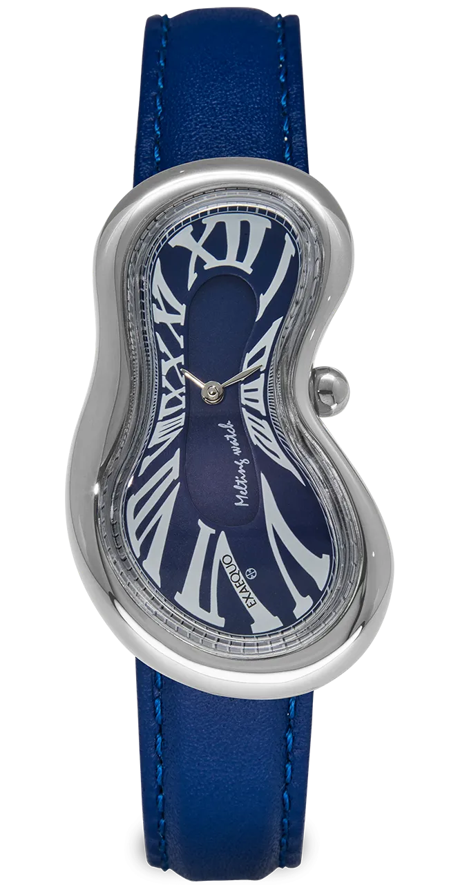 Exaequo Melting Steel Blue Watch