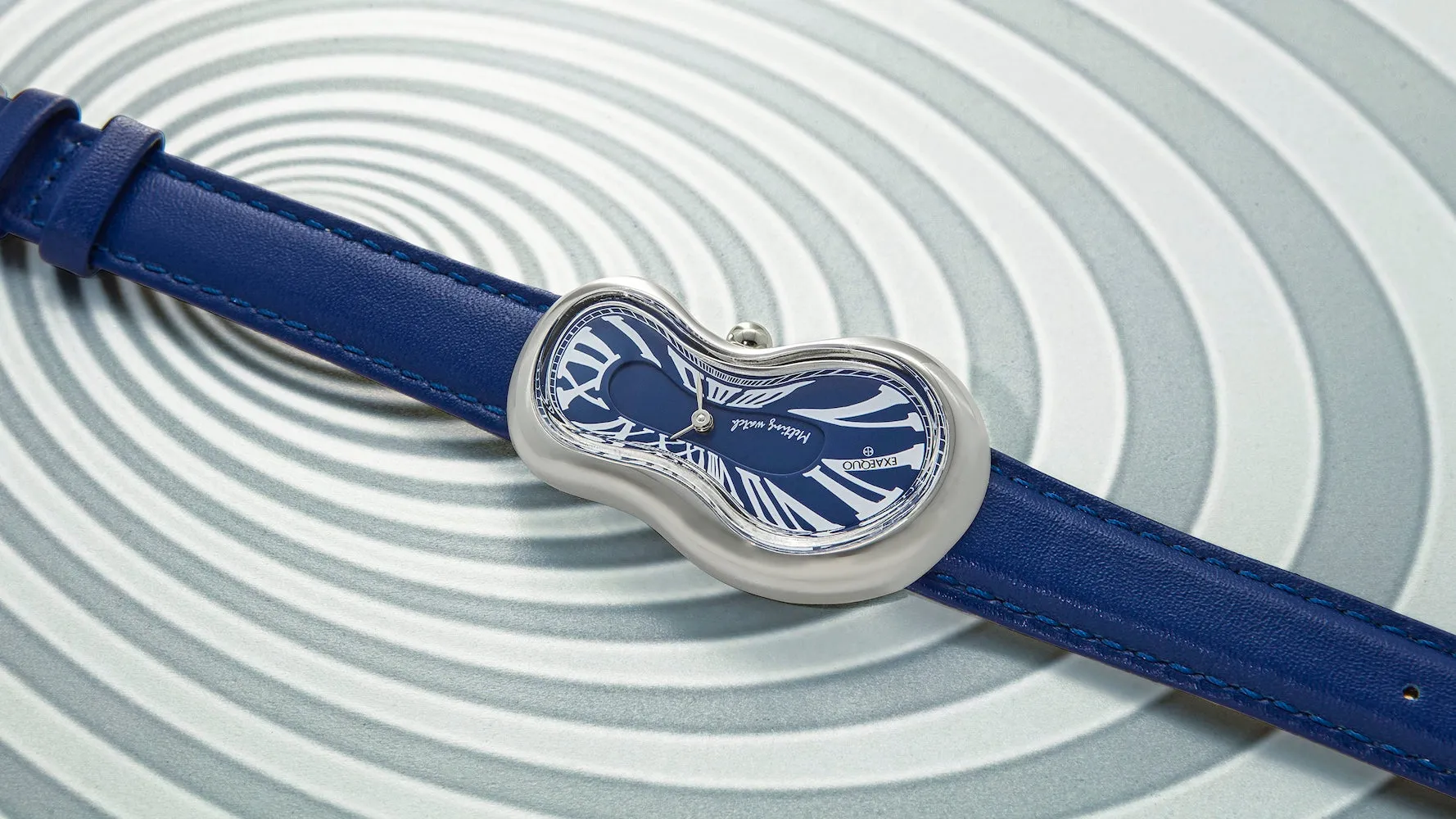 Exaequo Melting Steel Blue Watch