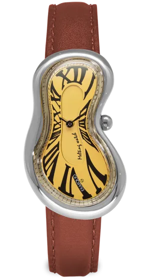 Exaequo Melting Steel Yellow Watch