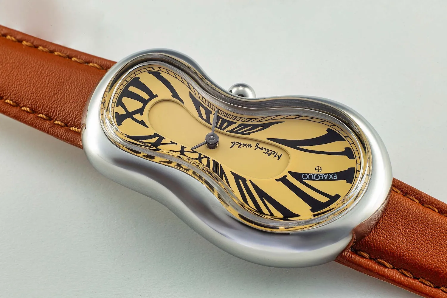 Exaequo Melting Steel Yellow Watch