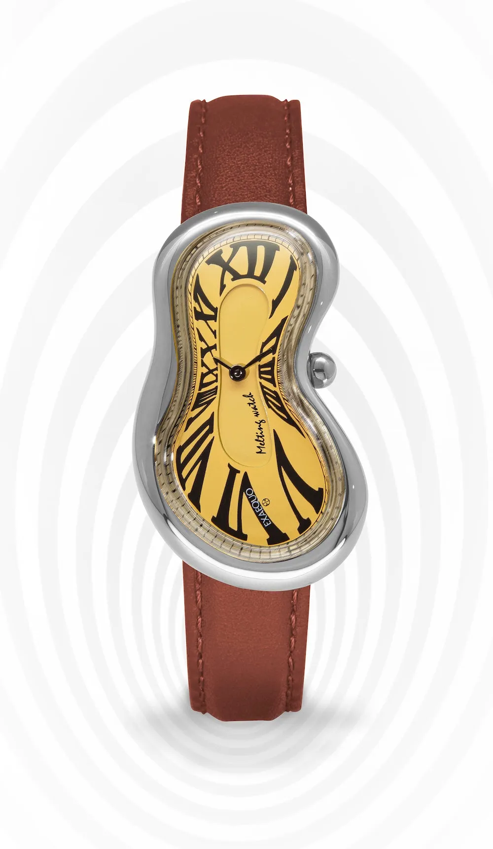 Exaequo Melting Steel Yellow Watch