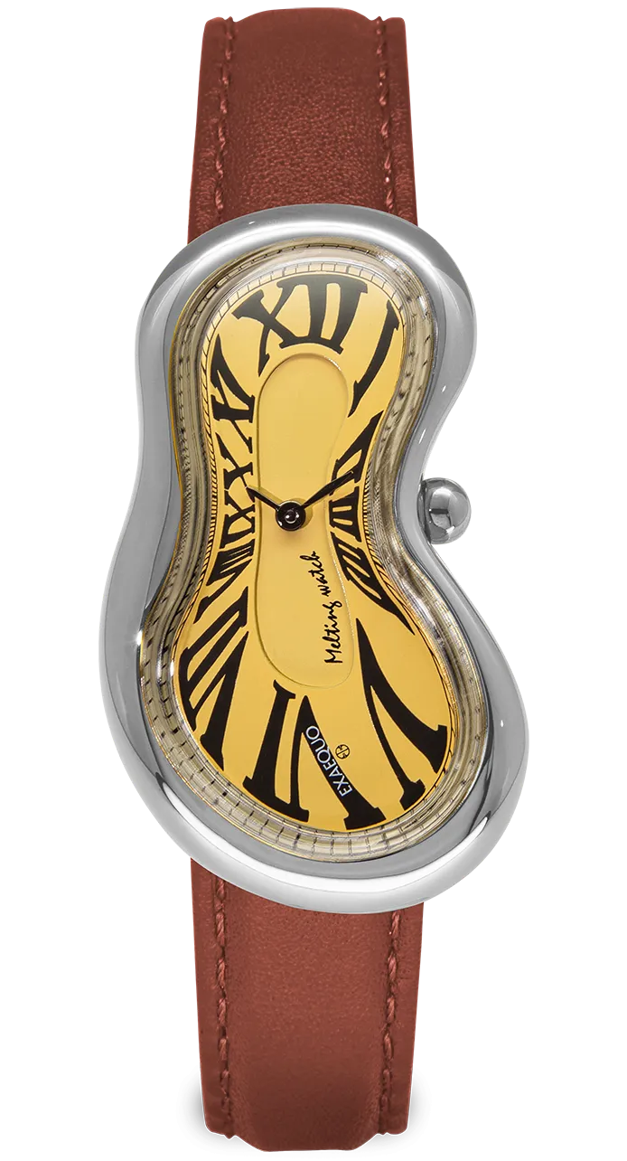 Exaequo Melting Steel Yellow Watch