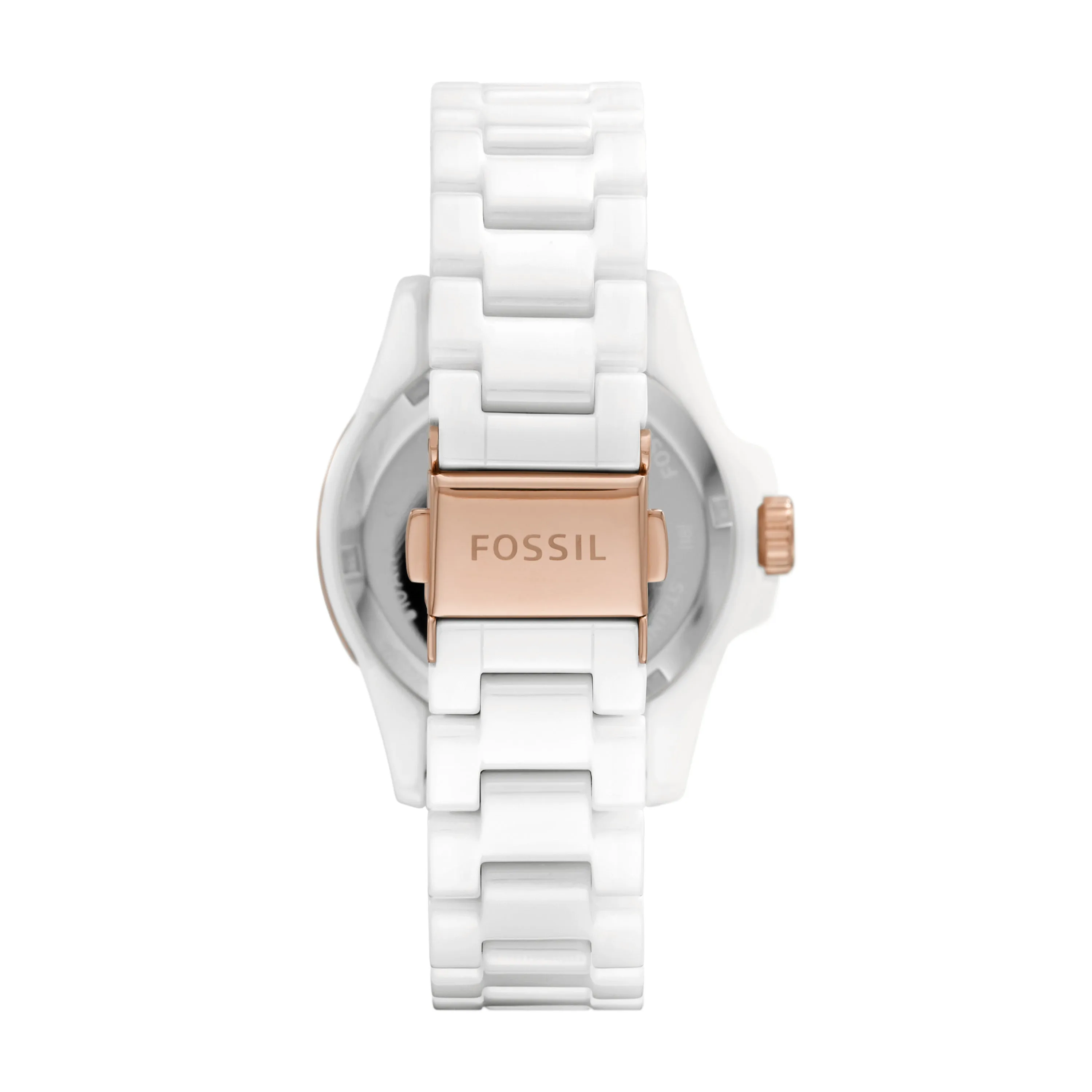 FB-01 Three-Hand White Ceramic Watch
