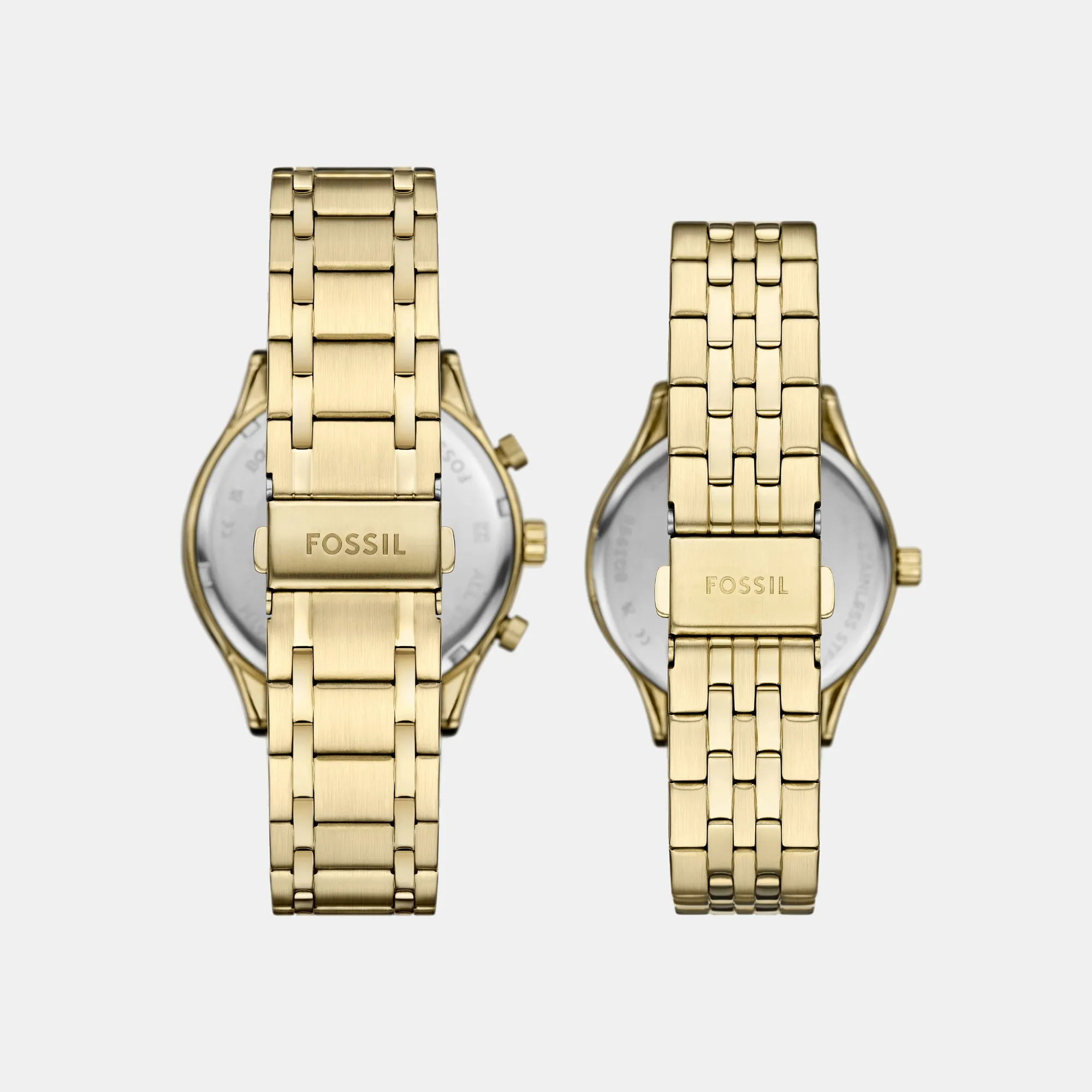 Fenmore Couple Quartz Silver Dial Multi-Function Stainless Steel Watch BQ2899SET