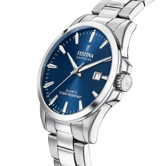 Festina Blue Dial Stainless Steel Strap Men's Watch F20024/3