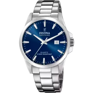 Festina Blue Dial Stainless Steel Strap Men's Watch F20024/3