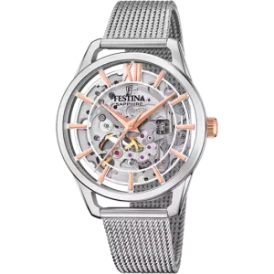Festina Silver Dial Stainless Steel Strap Women's Watch F20627/1