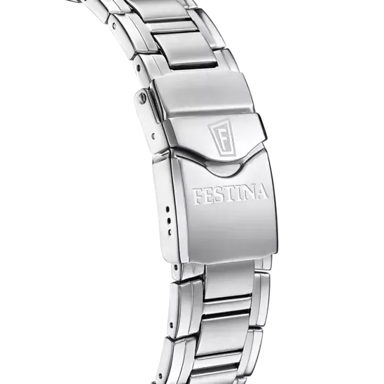 Festina Swiss Made Blue Dial Stainless Steel Bracelet Men's Watch F20042/2