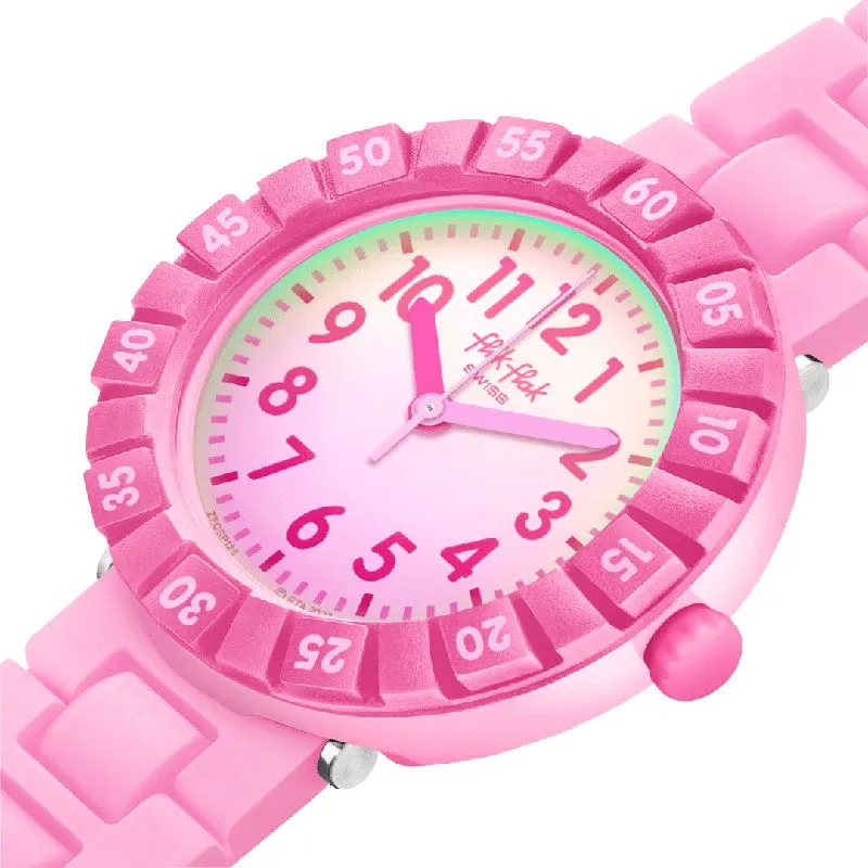 Flik Flak PINK SPLASH Watch FCSP125