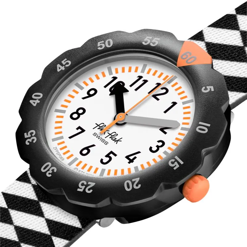 Flik Flak RACE FLAG Watch FPSP069