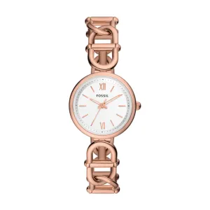 Fossil Carlie Rose Gold-Tone Stainless Steel Women's Watch ES5273