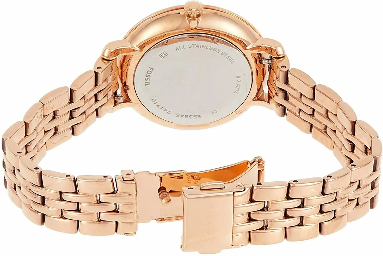 Fossil Jacqueline Rose Gold-Plated Watch ES3546