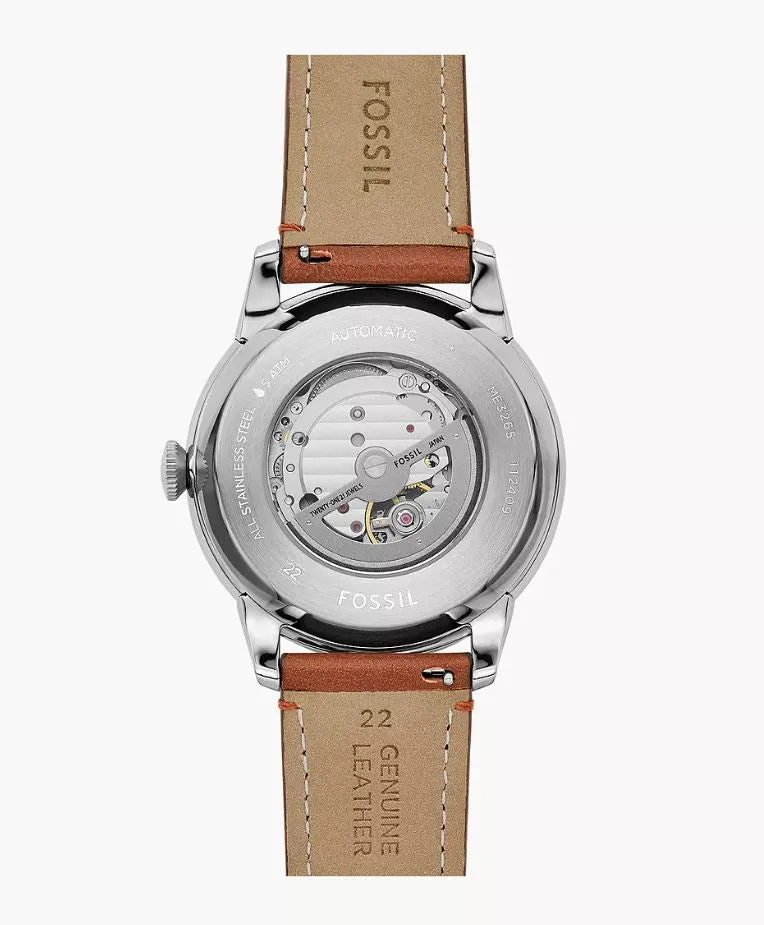 Fossil Townsman Multifunction Brown Leather Watch ME3265
