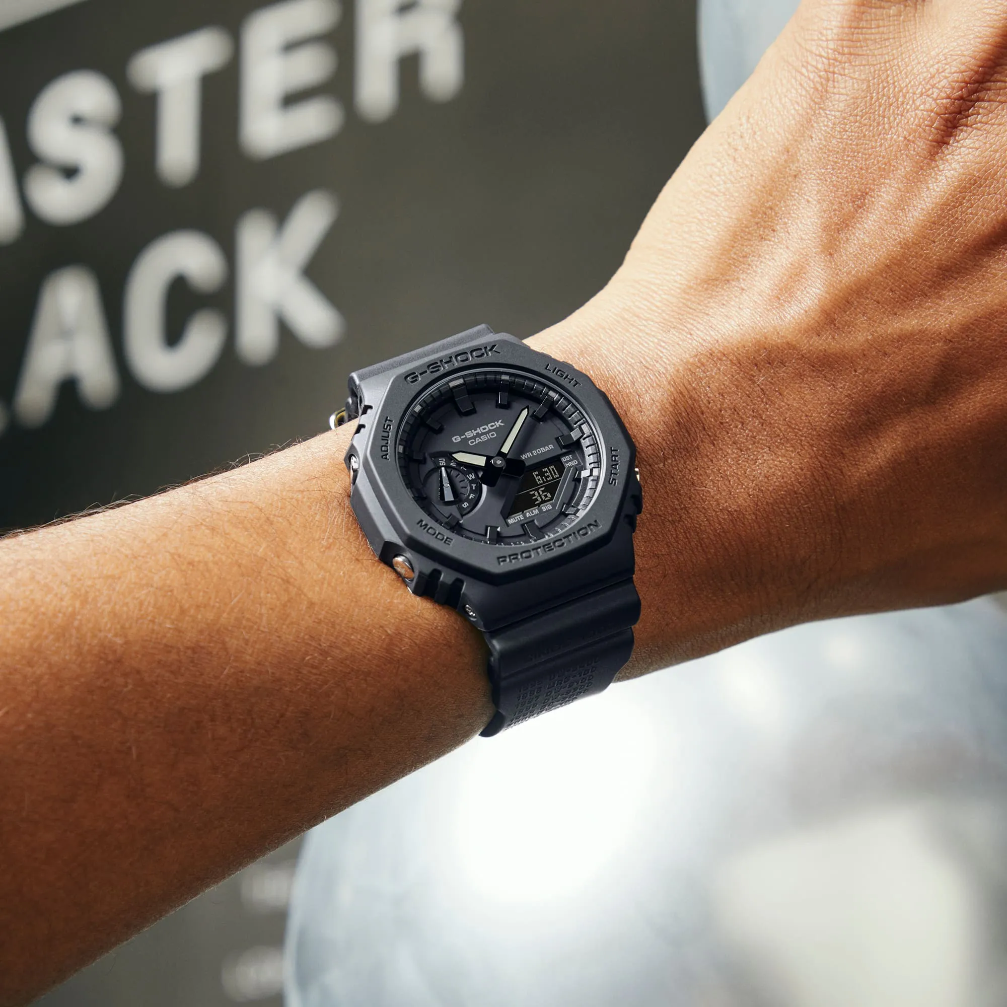 G-Shock 2100 Series Black Resin Band Watch GA2140RE-1A